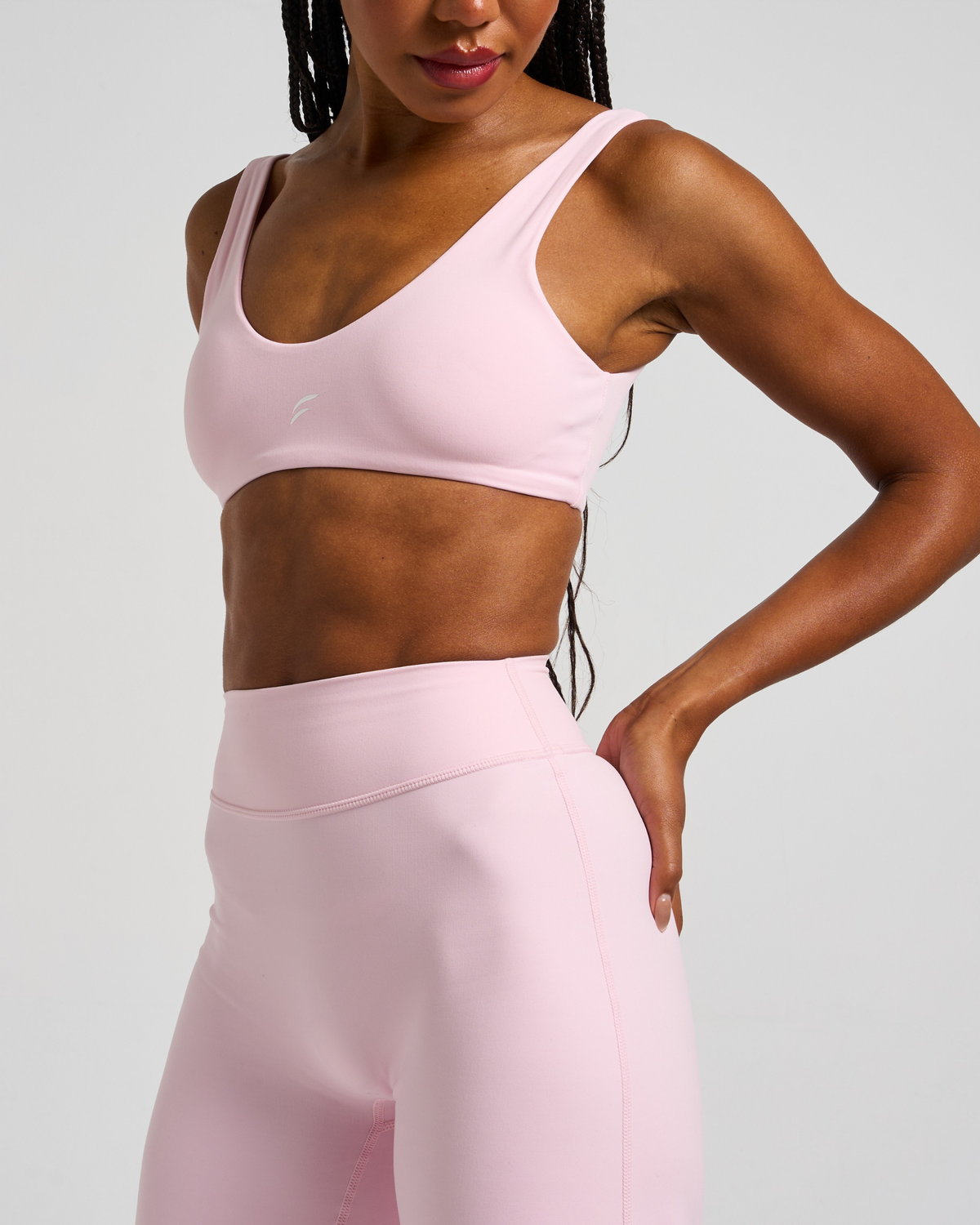 SKNCLOUD™ Straight Leg Leggings with White Logo