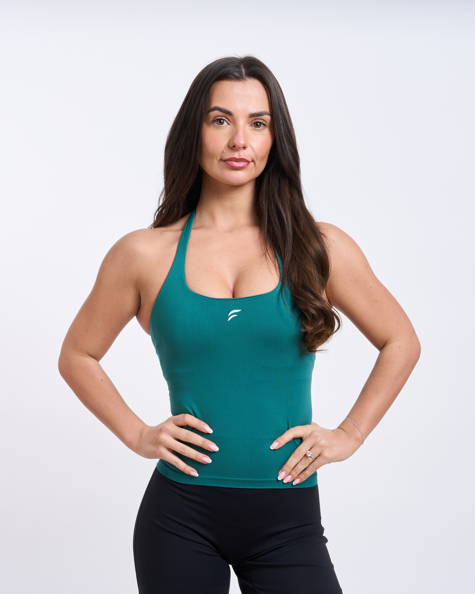 SKNCORE™ Halter Neck Vest with Built in Bra
